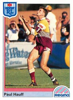 1992 Regina NSW Rugby League #157 Paul Hauff Front